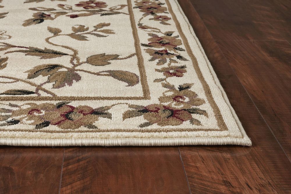 Kas Rugs Cambridge 7331 Beige Power Loomed Synthetic Rug from the