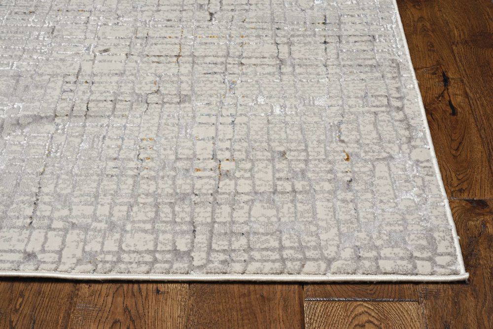 Kas Rugs Inspire 7505 Beige Hand Woven Synthetic Rug from the
