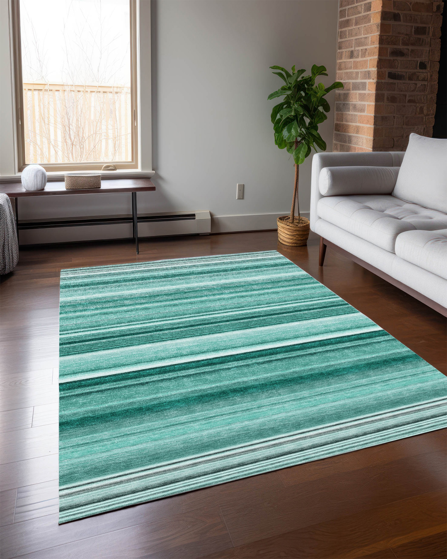 Modern Loom Chantille ACN529-Aqua from the Modern Rug Masters ...