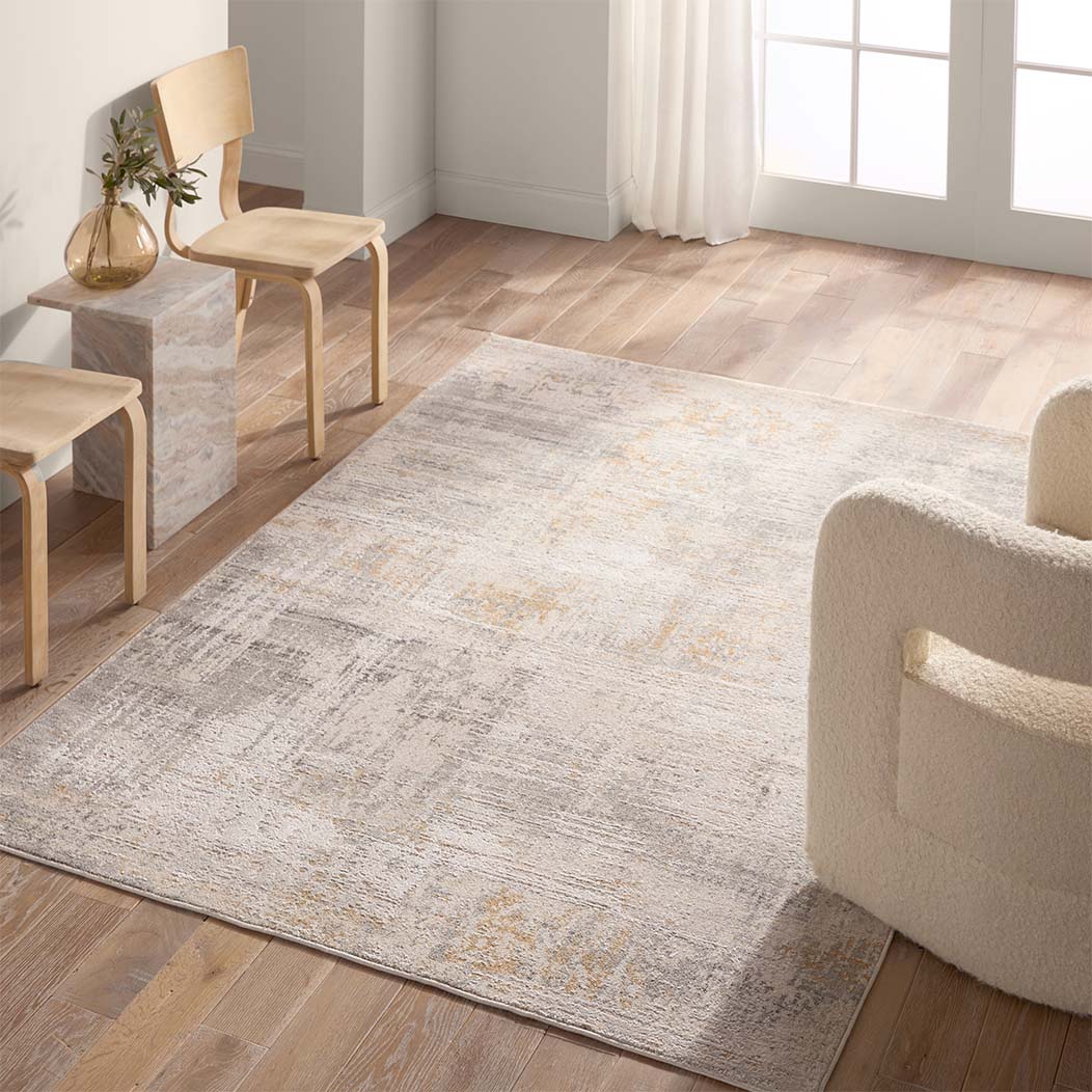 Jaipur Living Alister Abstract Cream/Gray Area Rug from the Modern Rug Masters collection at