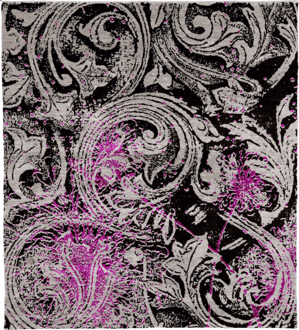 Dashuria A Wool Hand Knotted Tibetan Rug