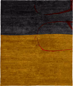 Ankou B Wool Hand Knotted Tibetan Rug Product Image