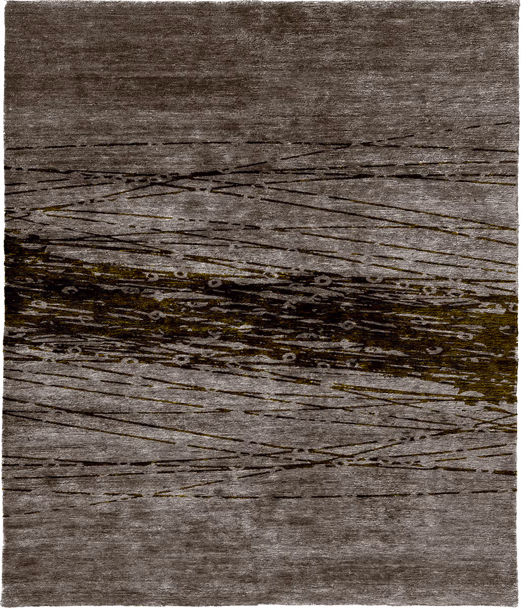 Intersectance B Wool Hand Knotted Tibetan Rug