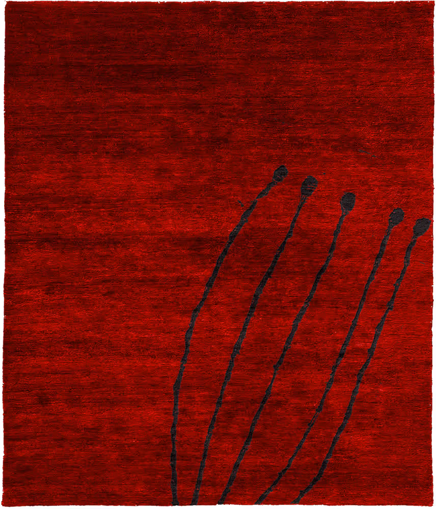 Memory B Wool Hand Knotted Tibetan Rug
