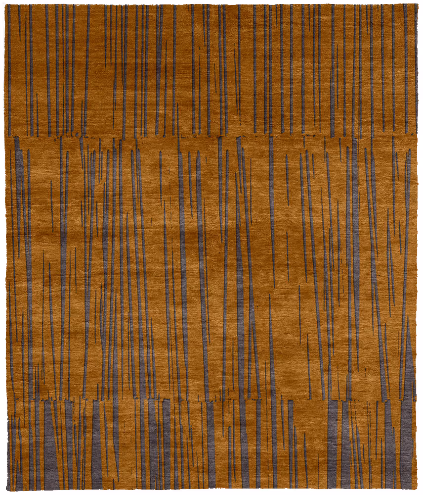 Solarize B Silk Wool Hand Knotted Tibetan Rug