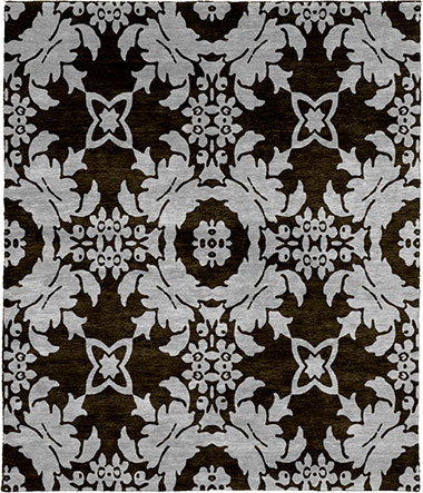 Repose A Silk Hand Knotted Tibetan Rug Product Image