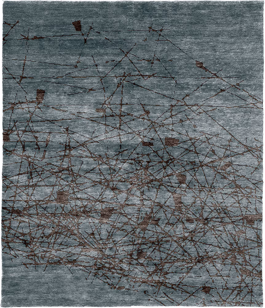 Willow B Wool Hand Knotted Tibetan Rug