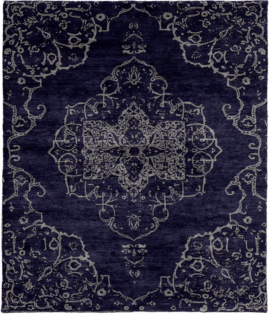 Permian C Wool Hand Knotted Tibetan Rug
