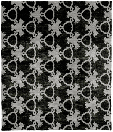 Interchange Silk Wool Hand Knotted Tibetan Rug Product Image