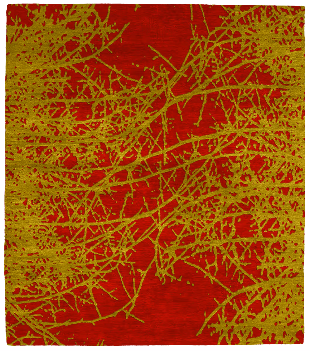 La Senda Wool Hand Knotted Tibetan Rug