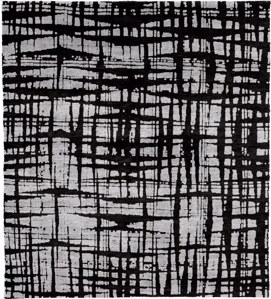 Static B Wool Hand Knotted Tibetan Rug