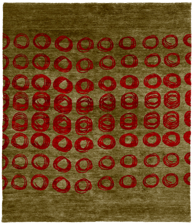 Quechan B Wool Hand Knotted Tibetan Rug Product Image