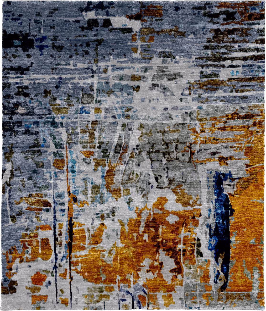 Bronze A Wool Hand Knotted Tibetan Rug
