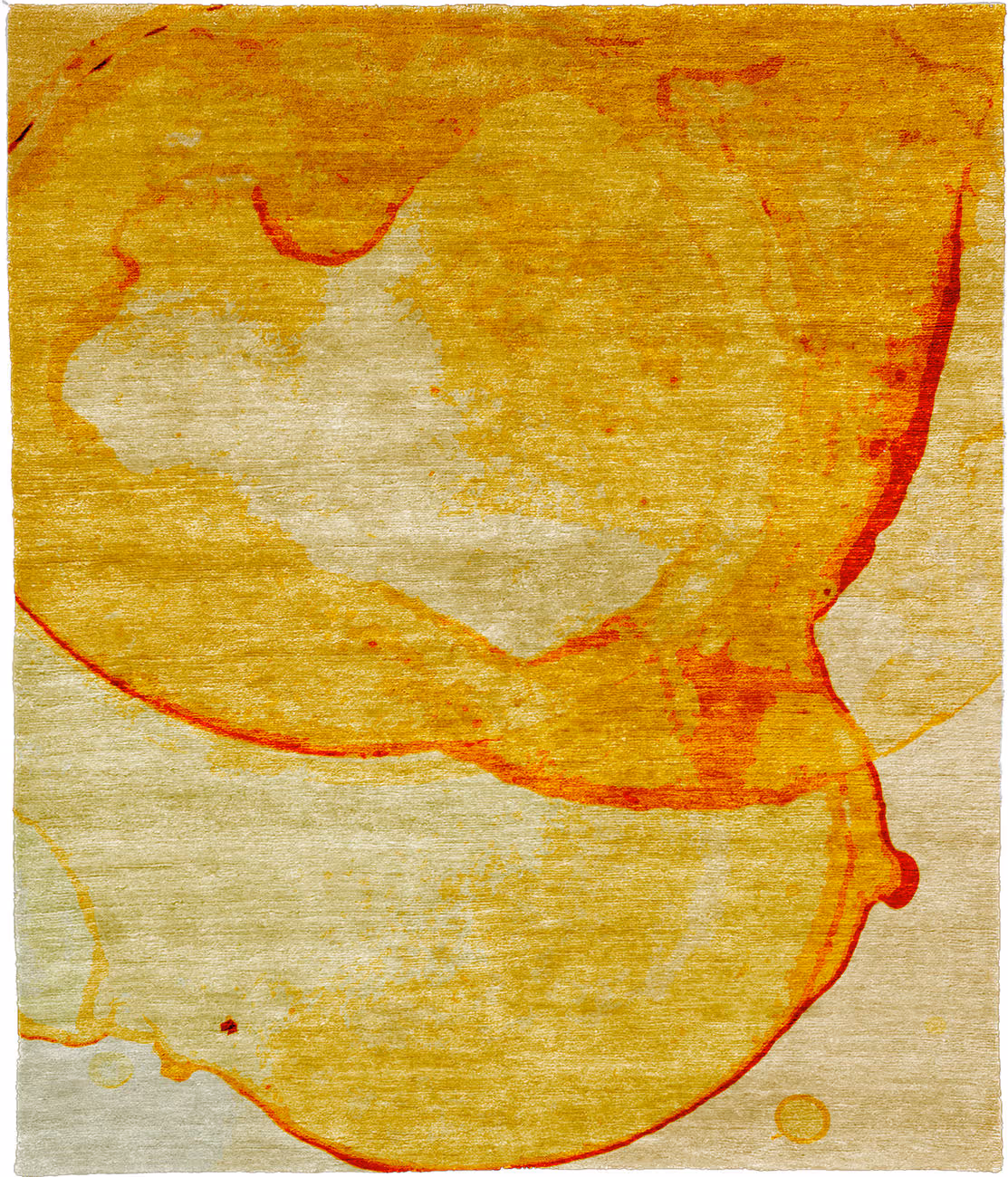 Auric B Silk Hand Knotted Tibetan Rug