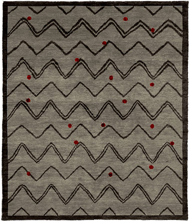 Rosemary Wool Hand Knotted Tibetan Rug Product Image