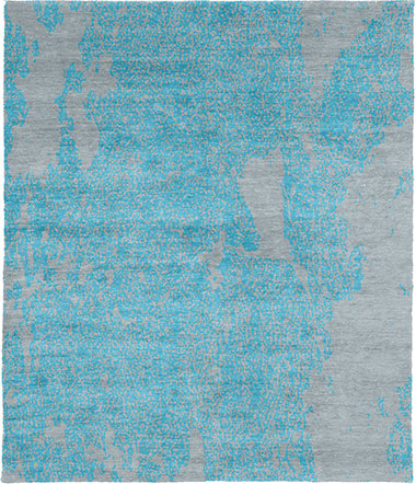 Encounter Bay Highland Silk Wool Hand Knotted Tibetan Rug Product Image