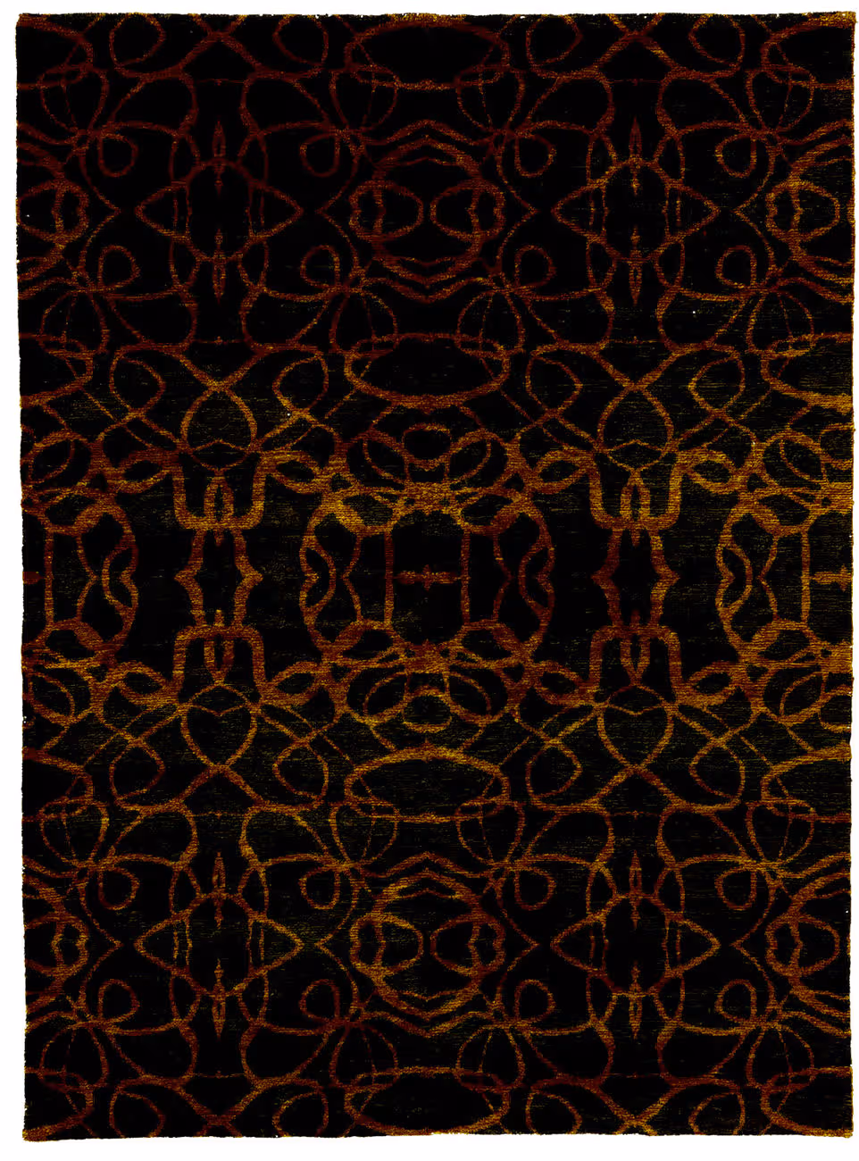 Villiaumite A Wool Hand Knotted Tibetan Rug