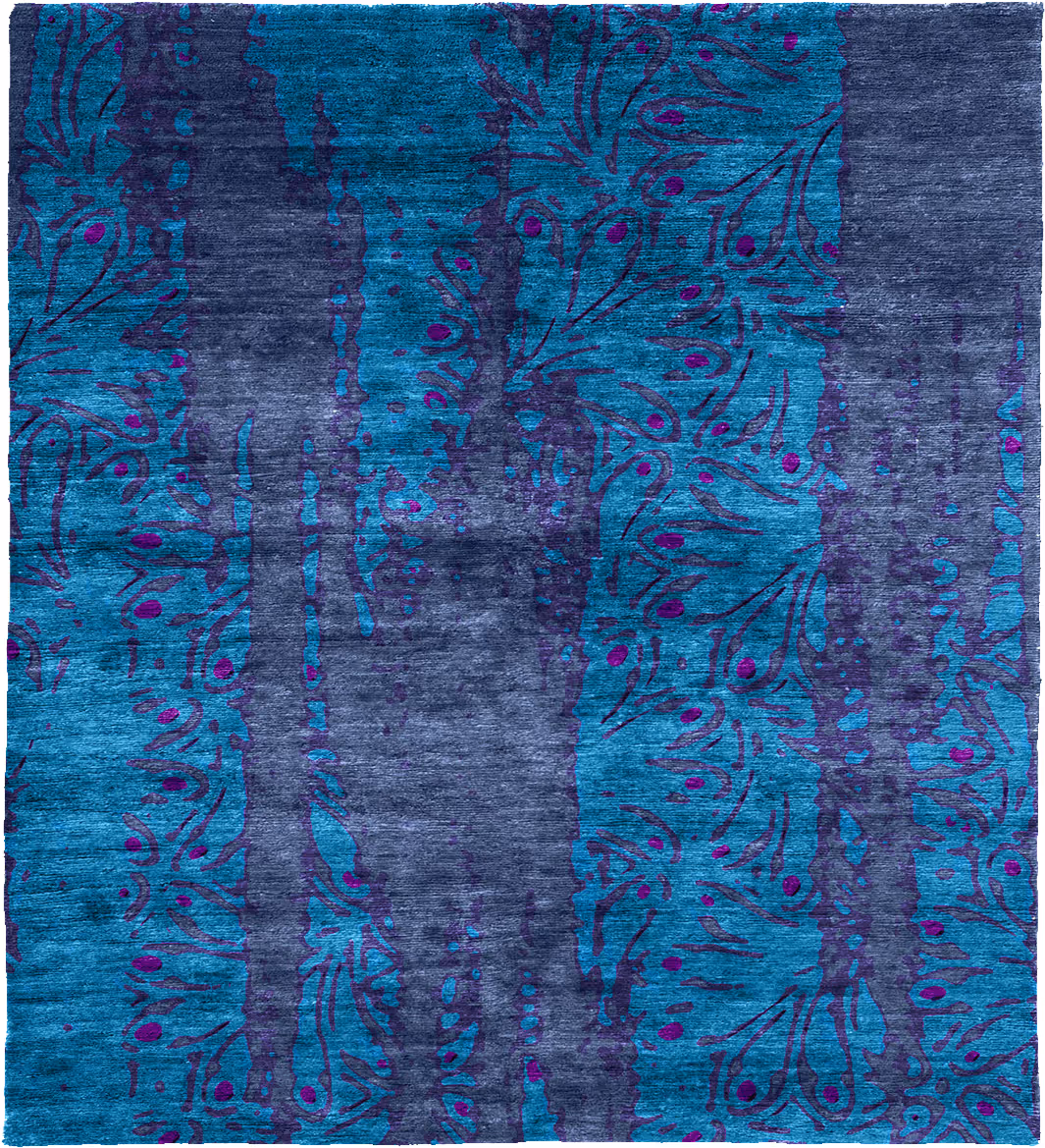 Wirrabara A Silk Wool Hand Knotted Tibetan Rug