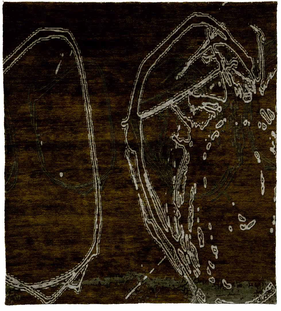 Draw E Wool Hand Knotted Tibetan Rug