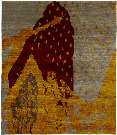 Picts A Wool Hand Knotted Tibetan Rug Product Image
