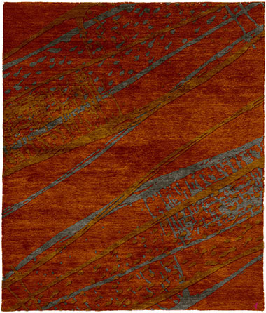 Zahab A Wool Hand Knotted Tibetan Rug Product Image