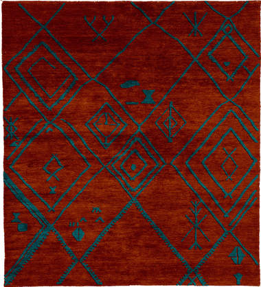 Moorak A Wool Hand Knotted Tibetan Rug Product Image