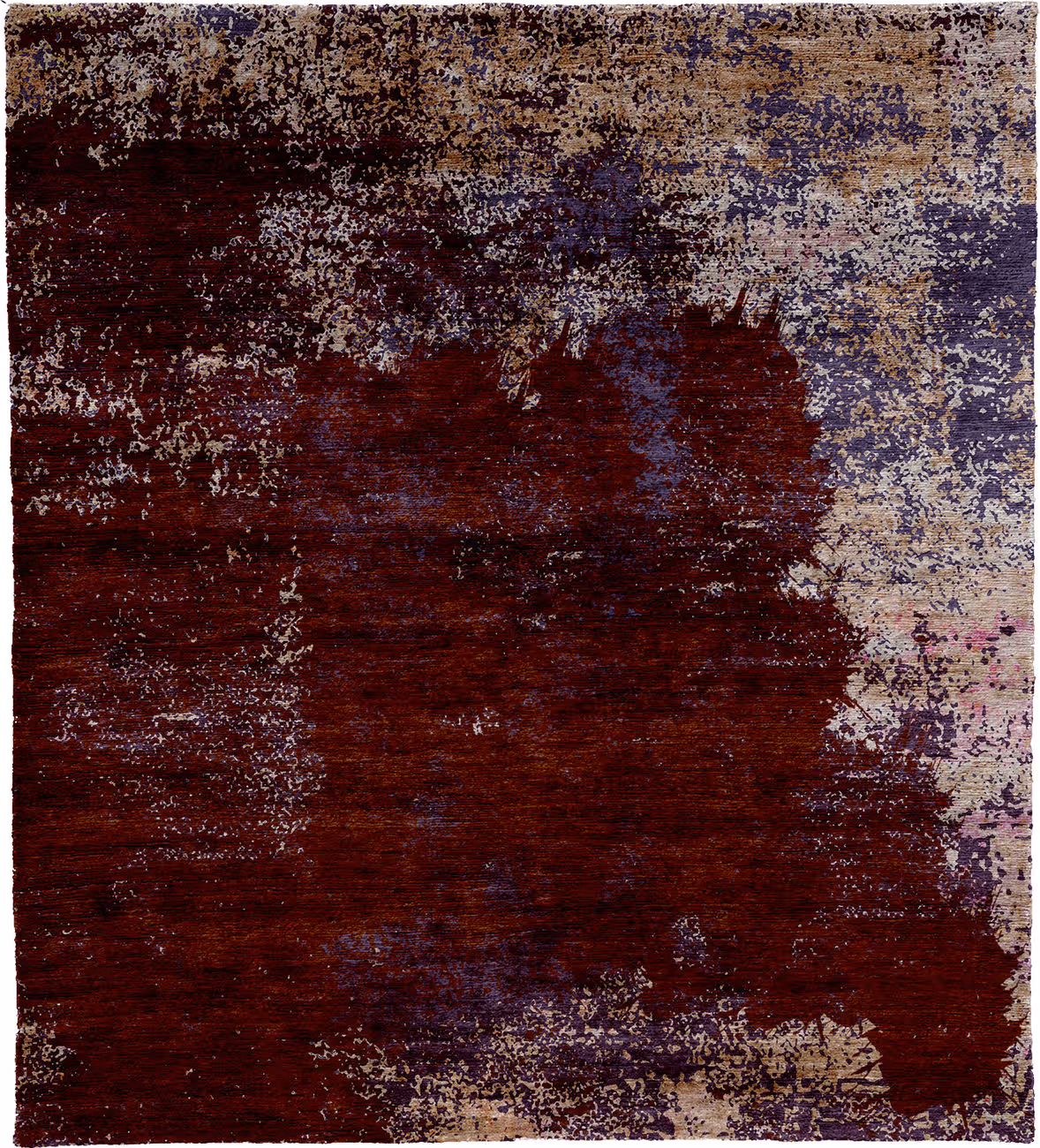 Sandstone B Silk Hand Knotted Tibetan Rug