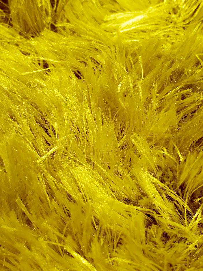 Volcano Canary Yellow Shag Rug Product Image