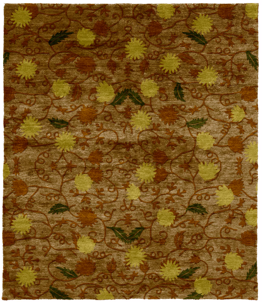 Clinton Wool Hand Knotted Tibetan Rug