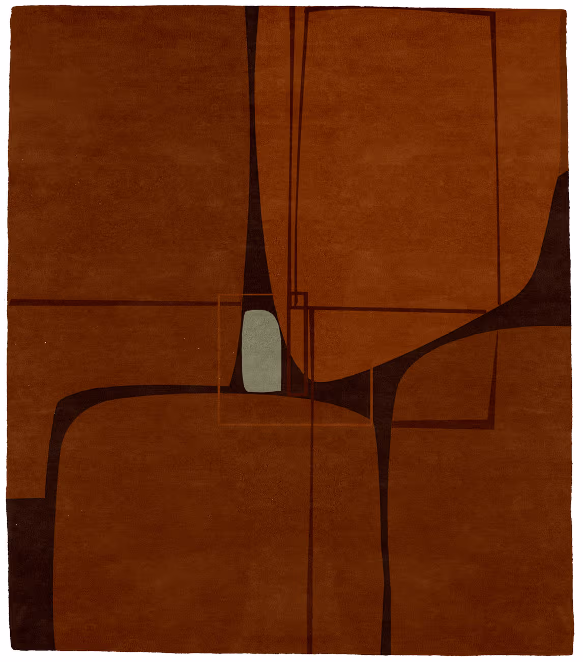 Keystone Rust Rug