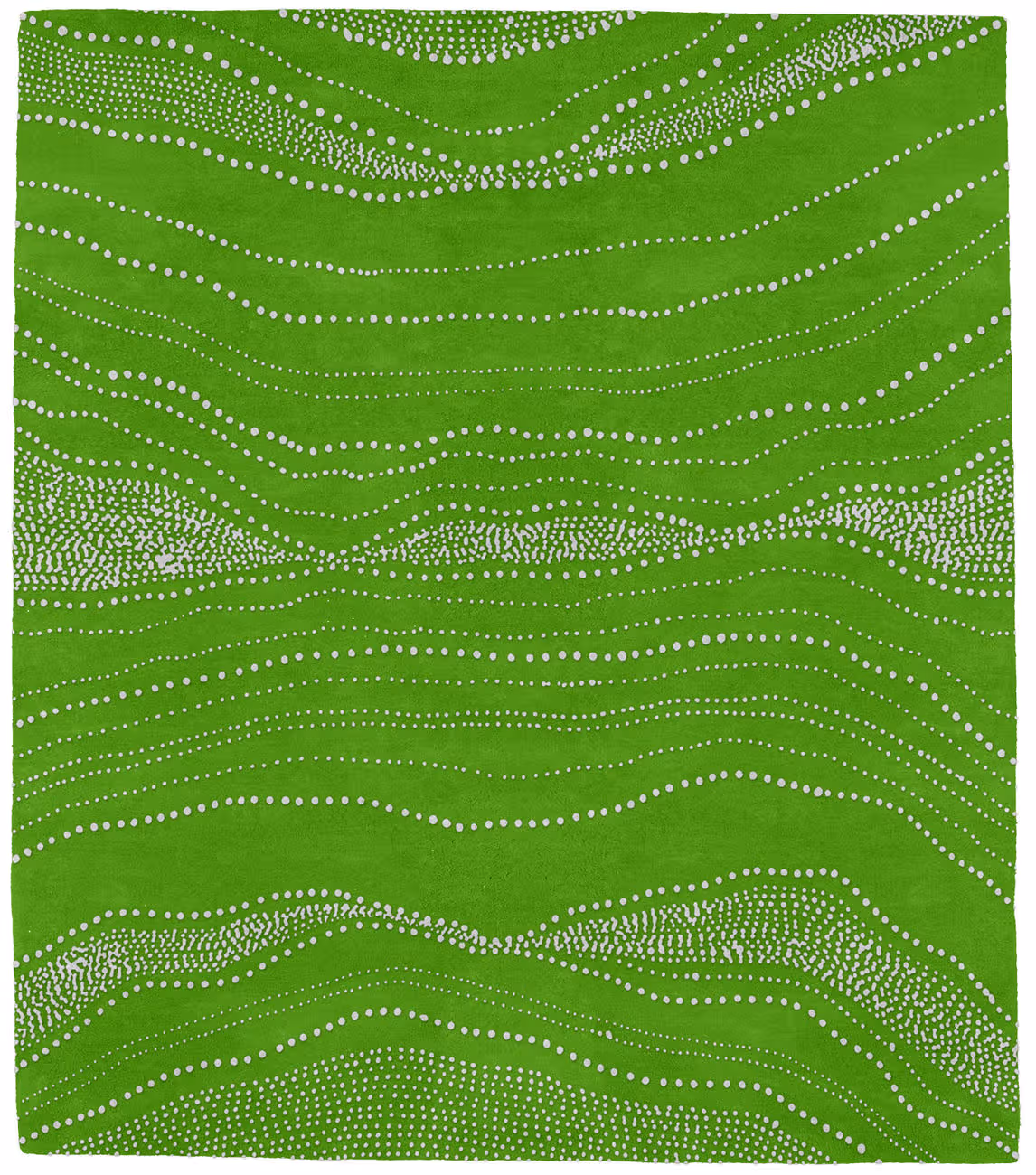 Point Art Green Rug
