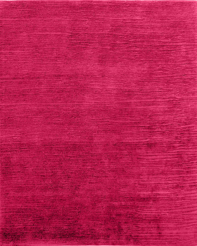 Solid Brilliant Rose Shore Wool Rug Product Image