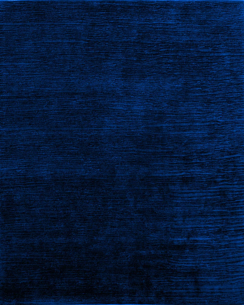 Solid Ink Blue Shore Wool Rug Product Image