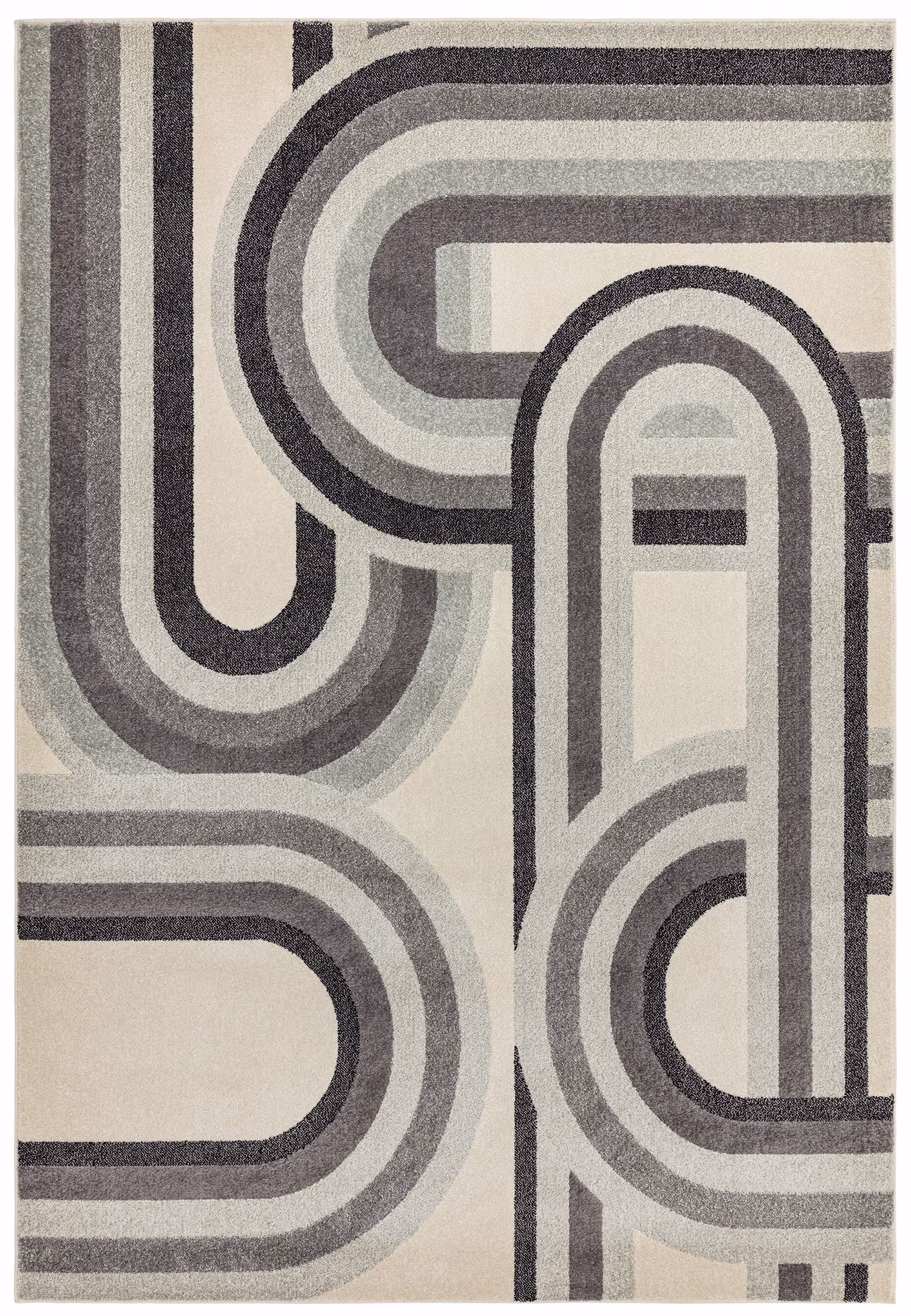 Nova Retro Grey Rug NV29