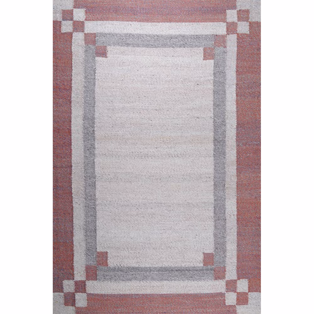 Outward Red Felt Shag Rug
