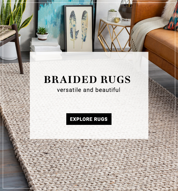 Braided rugs: versatile and beautiful. Explore rugs now