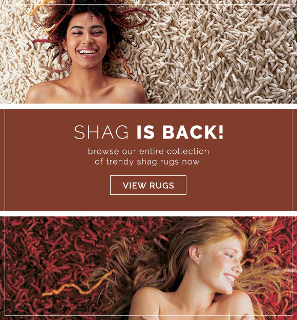 Shag is back! Browse our entire collection of trendy shag rugs now! View rugs