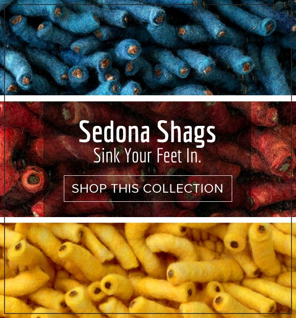 Sink your feet into our Sedona Shag Rug Collection. Explore these rugs now.