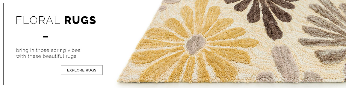 Invite those spring vibes into your home with our stunning collections of luxurious floral area rugs.
