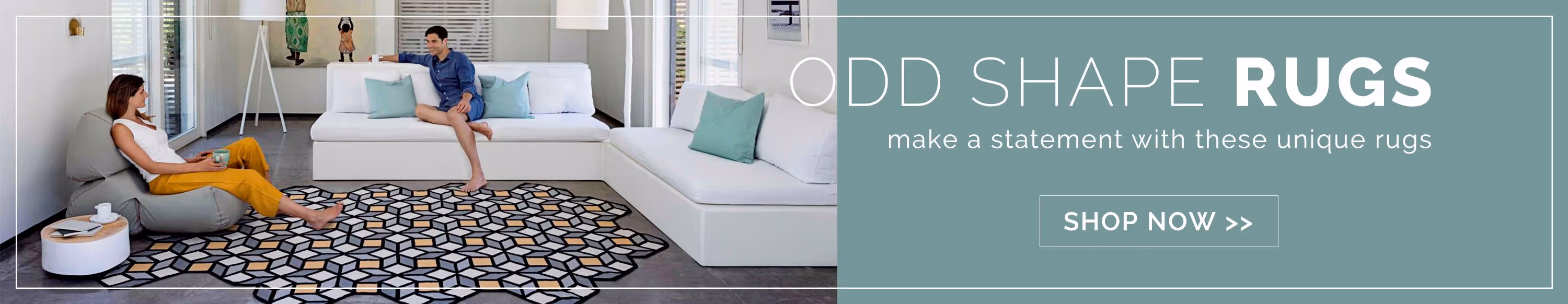 Odd shape rugs, make a carpet statement with these fun and unique rugs, explore rugs now