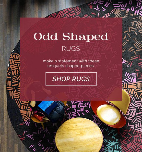 Odd shape rugs, make a carpet statement with these fun and unique rugs, explore rugs now